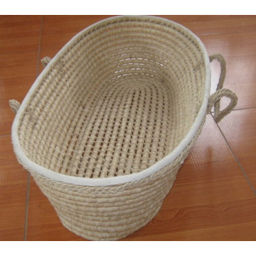 (BC-BA1001) Hot-Sell Straw Handmade cesta de dormir do bebê